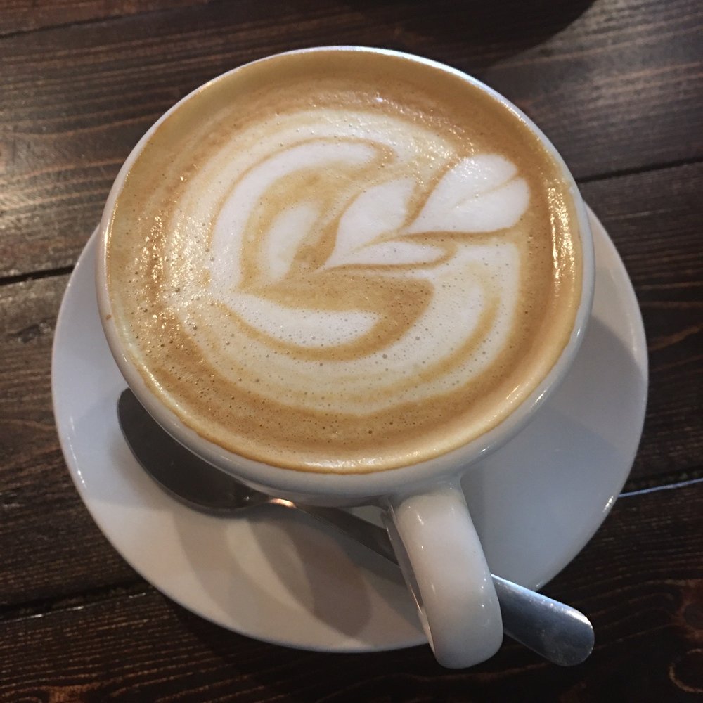 Roasting Buddies - Regular cappuccino with almond milk - Coffee & Tea Near Me - Pembroke Pines, Florida