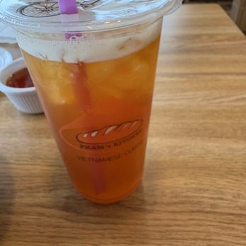 Pham's Kitchen - Peach Tea - Vietnamese Near Me - Cheektowaga, New York