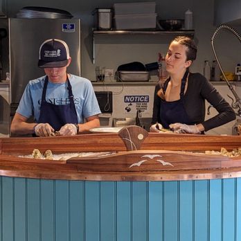 OystHERS Raw Bar & Bubbly - Live/Raw Food Near Me - Bath, Maine