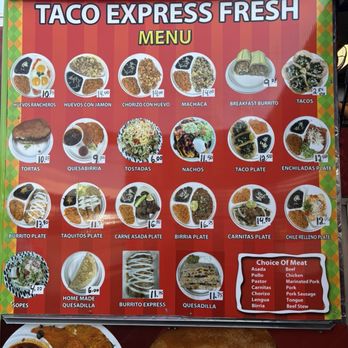 Taco Express - Menu - Mexican Near Me - Portland, Oregon