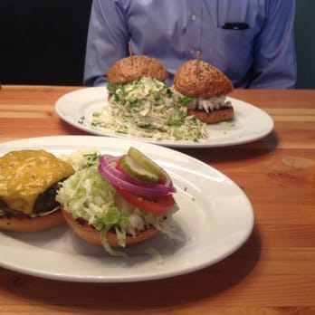 The Macintosh - Chicken salad sandwich with yummy Asian style slaw. Great cheeseburger and to die for jalapeño cheese grits - New American Near Me - Phoenix, Arizona The Macintosh - Chicken salad sandwich with yummy Asian style slaw. Great cheeseburger and to die for jalapeño cheese grits - New American Near Me - Phoenix, Arizona