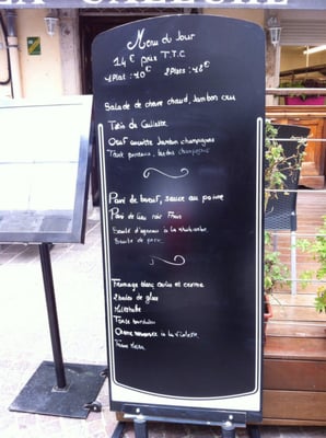 Menu photo 1 La Calèche Largentière, 07 Menu photo 1 La Calèche Largentière, 07