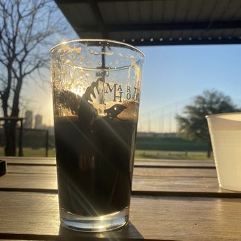 Martin House Brewing - Archeron Stout- beer so dark you can't even see the sun through it. 10/10 Flavor so yummy that we picked up a couple of boxes. - Breweries Near Me - Fort Worth, Texas Martin House Brewing - Archeron Stout- beer so dark you can't even see the sun through it. 10/10 Flavor so yummy that we picked up a couple of boxes. - Breweries Near Me - Fort Worth, Texas