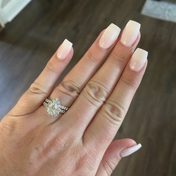 Fly Nails and Lashes - French ombré sns manicure - Nail Salons Near Me - Mableton, Georgia