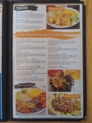 Menu photo 2 La Cierrita Ephrata, WA