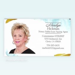 Marilyn Hickman - Business card