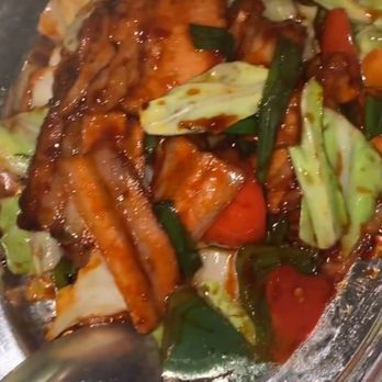 Mr. Chow - Spicy Pork - Chinese Near Me - Miami Beach, Florida Mr. Chow - Spicy Pork - Chinese Near Me - Miami Beach, Florida