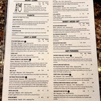 WOB Bar & Kitchen Annapolis - Beer menu P1 - Bars Near Me - Annapolis, Maryland