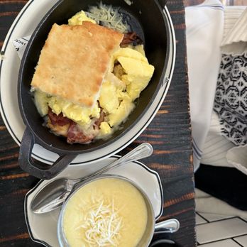 Jacob's Pickles - Bacon Egg & Cheese and Cheese Grits - Comfort Food Near Me - New York, New York