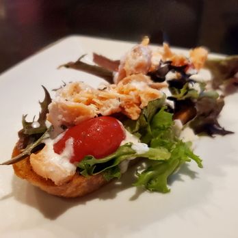 Pike and Pint Grill - $14 Salmon Crostini app (comes with 4) - Seafood Near Me - Alexandria, Minnesota