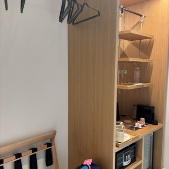 Hotel De La Plage - Hanging space for your clothes since no drawers.  Limited hangers though. - Hotels Near Me - Biarritz, 64