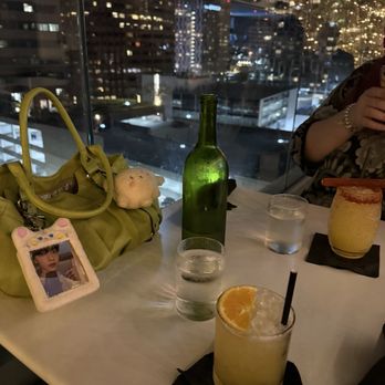 The Wayfarer - Our drinks and view. - New American Near Me - Los Angeles, California