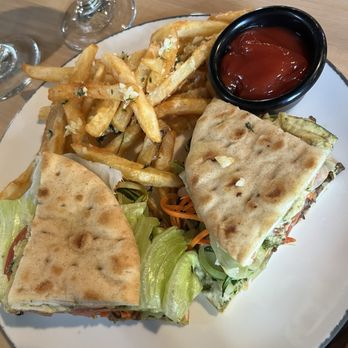 Six Eleven - Veggie sandwich with garlic fries - Bars Near Me - Martinez, California Six Eleven - Veggie sandwich with garlic fries - Bars Near Me - Martinez, California