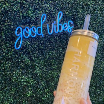 Harmony Tea Shoppe - Mango pomelo boba - Ramen Near Me - Indianapolis, Indiana