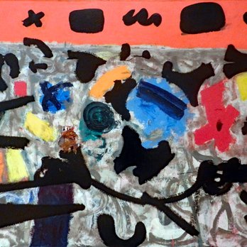 Yale University Art Gallery - Adolph Gottlieb; Hot Horizon; 1956; oil on canvas - Art Museums Near Me - New Haven, Connecticut Yale University Art Gallery - Adolph Gottlieb; Hot Horizon; 1956; oil on canvas - Art Museums Near Me - New Haven, Connecticut