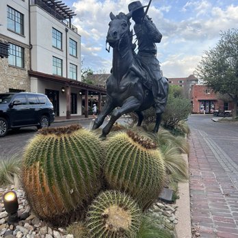 The Stockyards - Statues and cacti - Local Flavor Near Me - Fort Worth, Texas The Stockyards - Statues and cacti - Local Flavor Near Me - Fort Worth, Texas