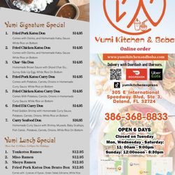 Yumi Kitchen And Boba