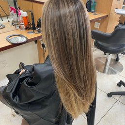 Hair cut and balayage
