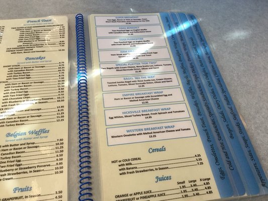 Menu photo 2 Empire Diner Hicksville, NY Menu photo 2 Empire Diner Hicksville, NY