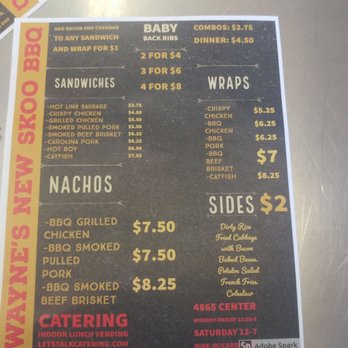 Wayne's New Skoo BBQ - Menu - Barbeque Near Me - Omaha, Nebraska Wayne's New Skoo BBQ - Menu - Barbeque Near Me - Omaha, Nebraska