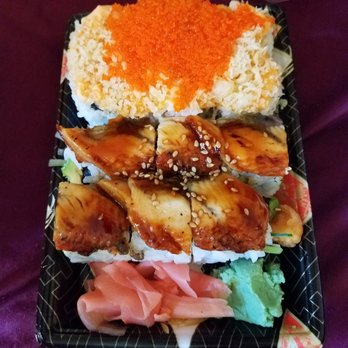 B Cafe - volcano maki and sweet temptation maki - Sushi Bars Near Me - Quincy, Massachusetts B Cafe - volcano maki and sweet temptation maki - Sushi Bars Near Me - Quincy, Massachusetts