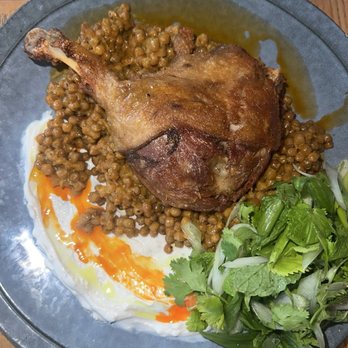 Brick & Mortar - confit of duck & curried cous cous - New American Near Me - Saint Petersburg, Florida Brick & Mortar - confit of duck & curried cous cous - New American Near Me - Saint Petersburg, Florida