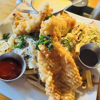 Encontro North Park - Fish & Chips! The Jalapeño Tartar Sauce Was Fire! - New American Near Me - San Diego, California