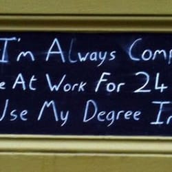 Earth And Stars - Chalkboard, April 2011