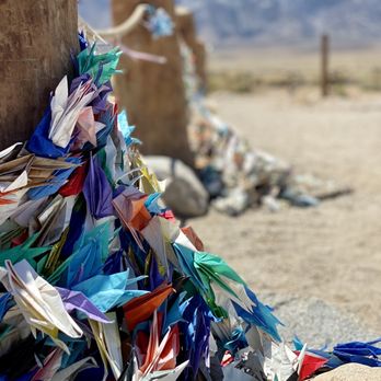 Manzanar National Historic Site - Origami to represent love - Landmarks & Historical Buildings Near Me - Independence, California