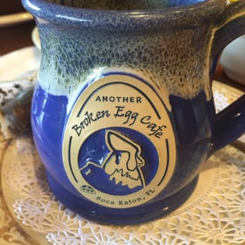 Another Broken Egg Cafe - Cute little mug, I got to get me one of theses on my next visit. - Breakfast & Brunch Near Me - Boca Raton, Florida Another Broken Egg Cafe - Cute little mug, I got to get me one of theses on my next visit. - Breakfast & Brunch Near Me - Boca Raton, Florida