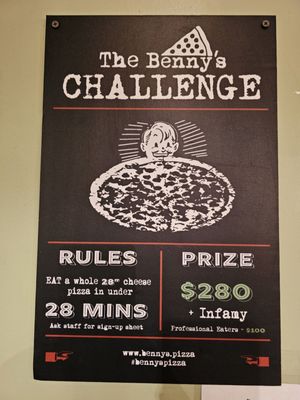 Benny Palmetto's, Pizza by null