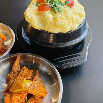Naksan BBQ - Egg soufflé (comes with any combo order) - Korean Near Me - Boston, Massachusetts
