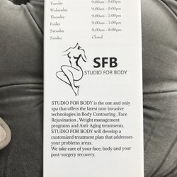 Studio For Body - Price list