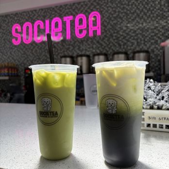Societea Teahouse & Eatery - Green Thai tea - Bubble Tea Near Me - San Bruno, California Societea Teahouse & Eatery - Green Thai tea - Bubble Tea Near Me - San Bruno, California