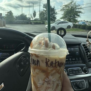 Starbucks - My iced caramel latte with my name written on it. - Coffee & Tea Near Me - Georgetown, Kentucky Starbucks - My iced caramel latte with my name written on it. - Coffee & Tea Near Me - Georgetown, Kentucky