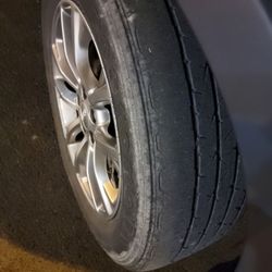 Avis Rental Car - Bald tires