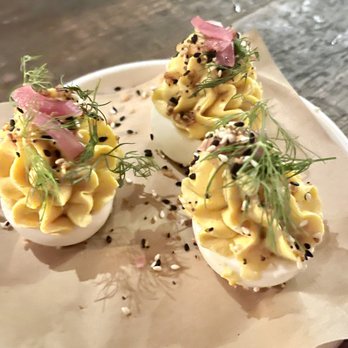 Pavilion - Smoked salmon deviled eggs - Tapas/Small Plates Near Me - Wolfeboro, New Hampshire
