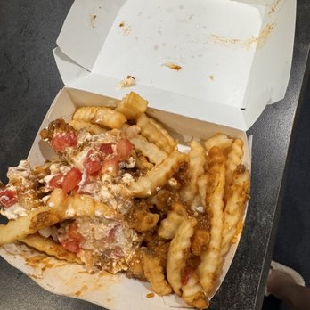 Del Taco - Deluxe chili chz fries. Sloppy, soggy and flavorless - Mexican Near Me - Mesa, Arizona Del Taco - Deluxe chili chz fries. Sloppy, soggy and flavorless - Mexican Near Me - Mesa, Arizona