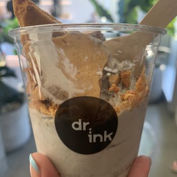 Dr.ink - Black Nougat soft serve - Coffee & Tea Near Me - San Jose, California