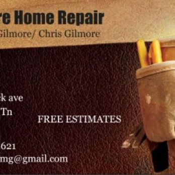 Gilmore Home Repair - Business card - Carpenters Near Me - Harriman, Tennessee Gilmore Home Repair - Business card - Carpenters Near Me - Harriman, Tennessee