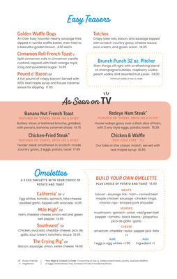 Menu photo 4 Over Easy - Buckeye Buckeye, AZ Menu photo 4 Over Easy - Buckeye Buckeye, AZ