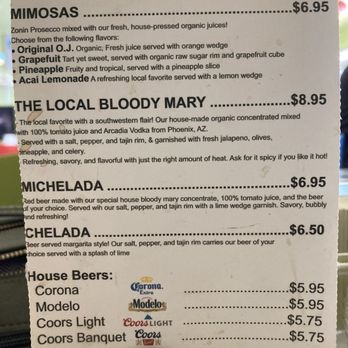 The Local - signature cocktails - American Near Me - Prescott, Arizona
