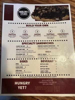 Menu photo 3 Marlow’s Cheesesteaks Gahanna, OH Menu photo 3 Marlow’s Cheesesteaks Gahanna, OH