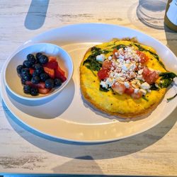 Hub City Deli - Veggie frittata and substituted fruit for the breakfast potatoes