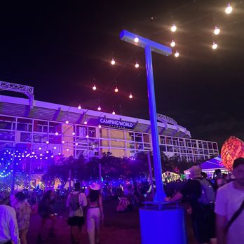EDC Orlando - Walk way fills with a lot of lights - Festivals Near Me - Orlando, Florida