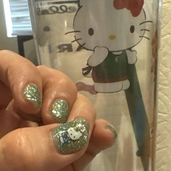 Piggy Nails - I love my new Gel Nails with the Hello Kitty sticker. Ms. V did a good job. Thank you so much - Nail Salons Near Me - Canoga Park, California Piggy Nails - I love my new Gel Nails with the Hello Kitty sticker. Ms. V did a good job. Thank you so much - Nail Salons Near Me - Canoga Park, California