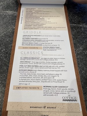 Menu photo 3 The Cottage Del Mar Del Mar, CA Menu photo 3 The Cottage Del Mar Del Mar, CA