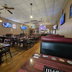 View inside from booth near entrance