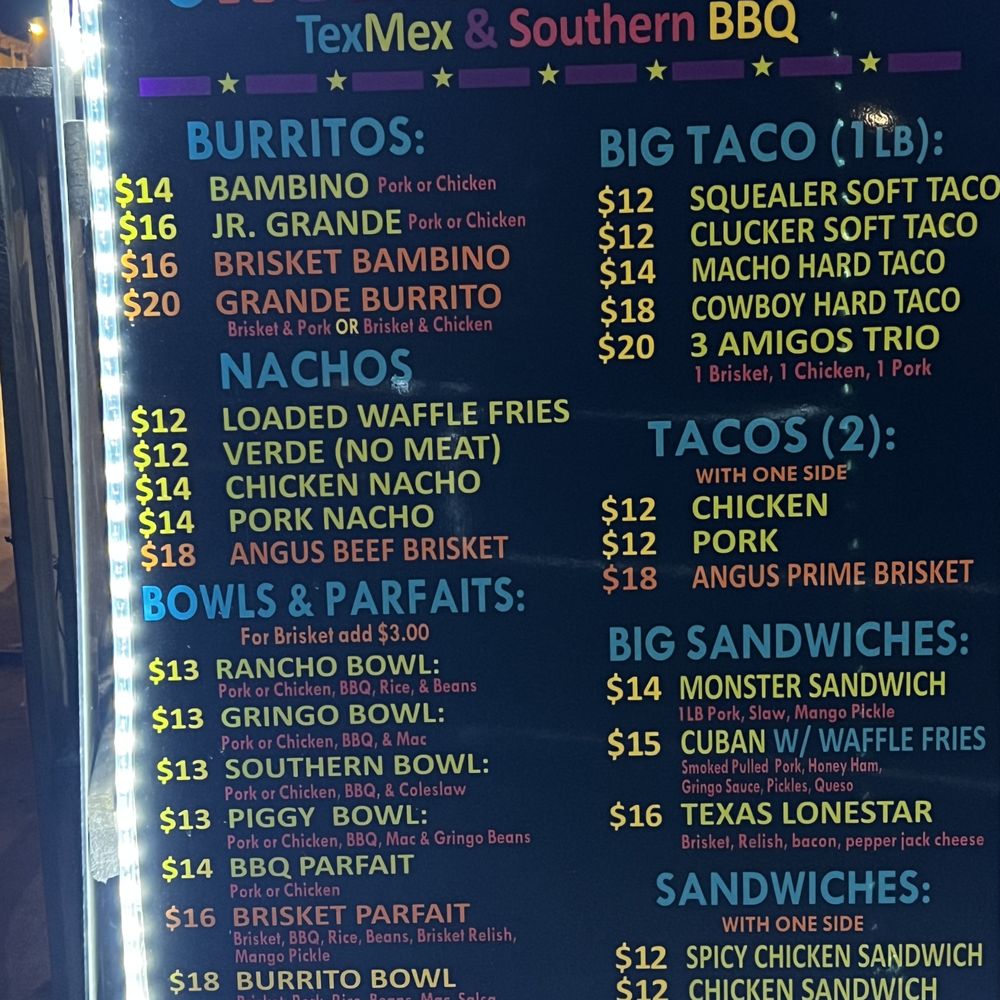 Smokin’ Gringo's - Menu - Tex-Mex Near Me - Summerville, South Carolina Smokin’ Gringo's - Menu - Tex-Mex Near Me - Summerville, South Carolina