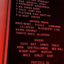 Red Star - Draft beer and signature infused vodkas